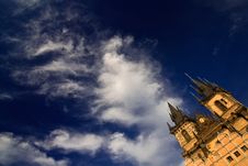 The Church Of Our Lady Before Tyn Royalty Free Stock Photo The Church Of Our Lady Before Tyn Royalty Free Stock Photo