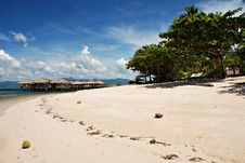 Beach Cottages On Water Royalty Free Stock Photo Beach Cottages On Water Royalty Free Stock Photo