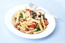 Pasta And Bean Salad Royalty Free Stock Photos Pasta And Bean Salad Royalty Free Stock Photos