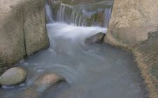 River Flow Through Rocks Royalty Free Stock Images River Flow Through Rocks Royalty Free Stock Images