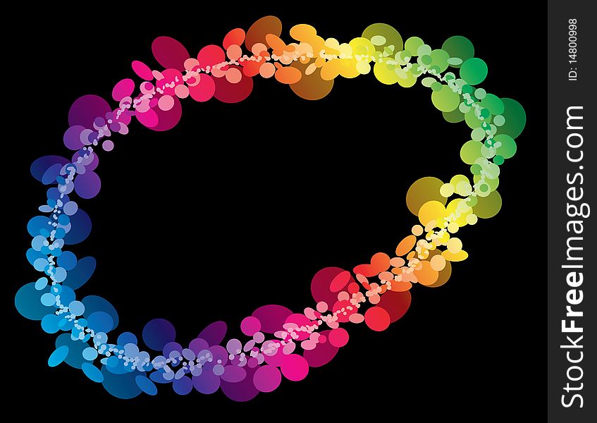 Rainbow ring of circles