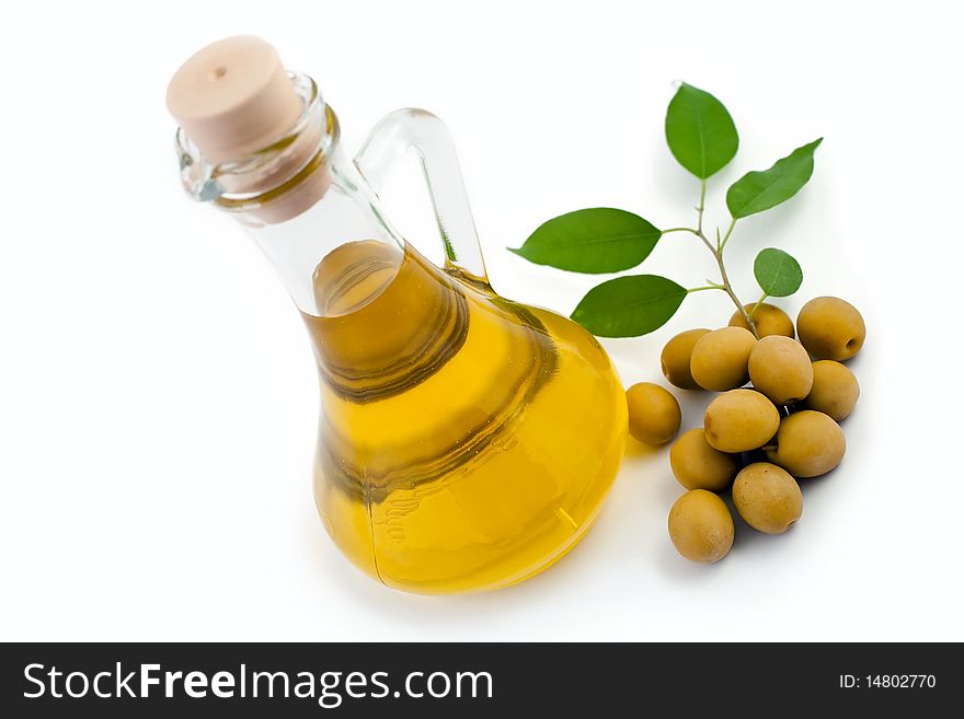 Green Olives And Oil