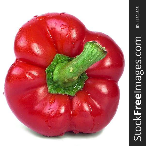 Red pepper isolated
