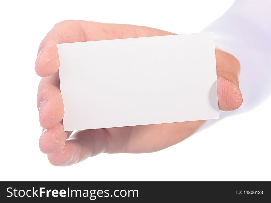 Empty Business Card