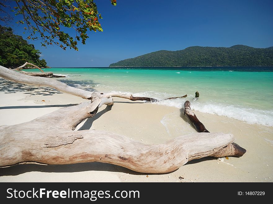 Beautiful beach and clear sky at Adung island, Thailand. Beautiful beach and clear sky at Adung island, Thailand