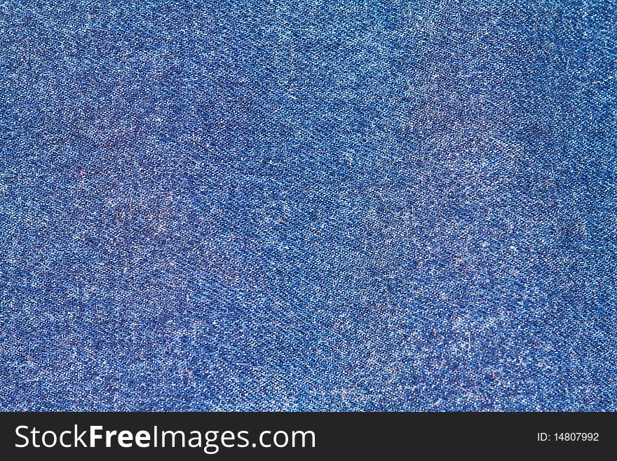 Texture of blue jeans cloth