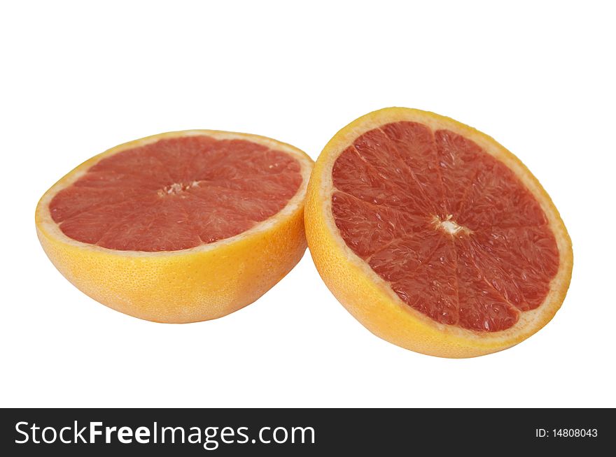 Orange Cut In Half