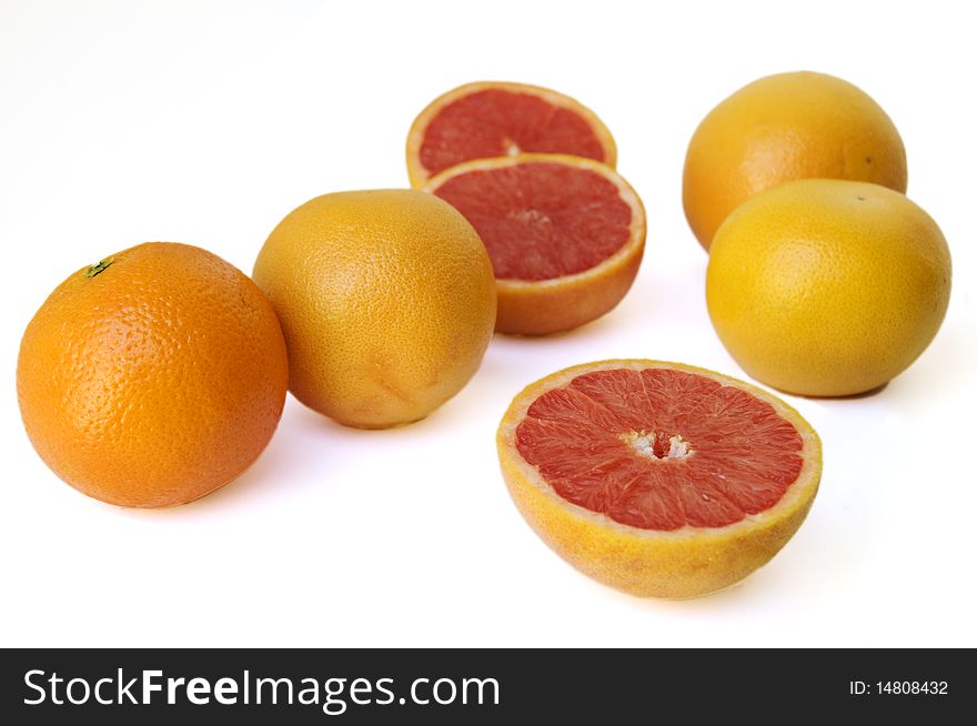 Still life of fruits, oranges