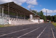 Small Stadium With Stands Stock Image Small Stadium With Stands Stock Image