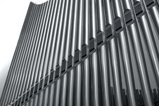 Organ Pipes Perspective Royalty Free Stock Image Organ Pipes Perspective Royalty Free Stock Image