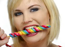 Candy Girl Stock Photo