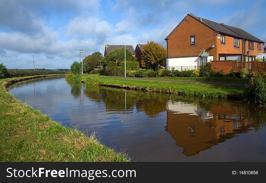 View of the Trent and Mersey canal