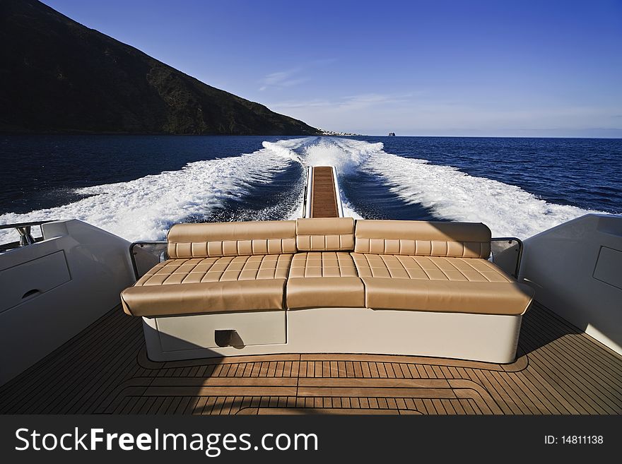 Italy, Sicily, Stromboli Island, luxury yacht, Abacus 52', Abacus boatyard