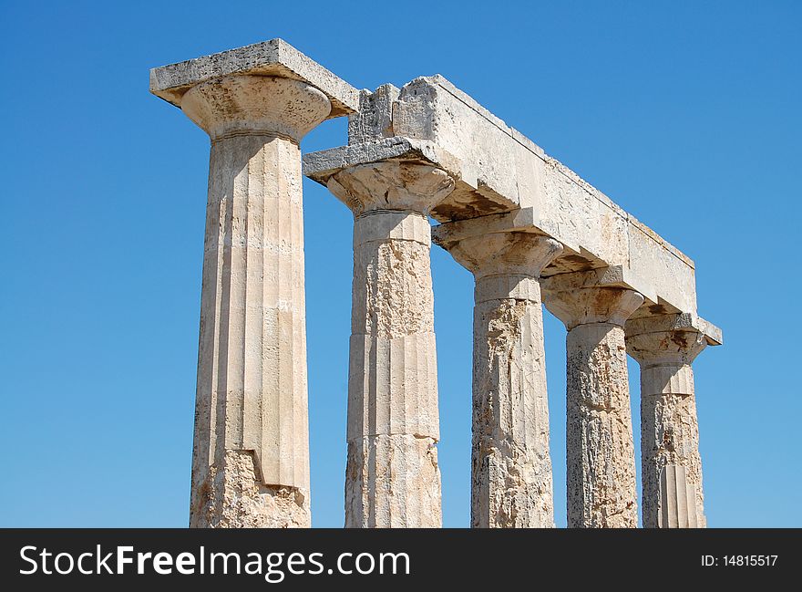 Ancient Columns, Island Of Aegina