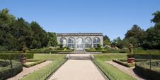 Orangery And Peacock Garden At Warwick Castle Royalty Free Stock Photo Orangery And Peacock Garden At Warwick Castle Royalty Free Stock Photo