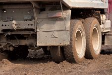 The Truck In The Mud Royalty Free Stock Photography The Truck In The Mud Royalty Free Stock Photography