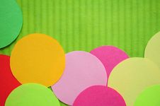 Abstract Simple Circles And Lines Background. Royalty Free Stock Images