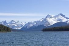 Maligne Lake Stock Image Maligne Lake Stock Image