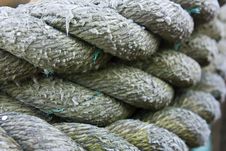 Coiled Rope Background Stock Photography Coiled Rope Background Stock Photography