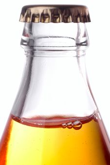 Glass Bottle With A Cover Stock Photography