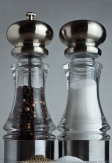 Towering Salt And Pepper Shakers Royalty Free Stock Photos Towering Salt And Pepper Shakers Royalty Free Stock Photos