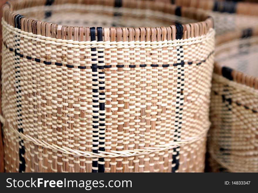 An Iban Cane Basket
