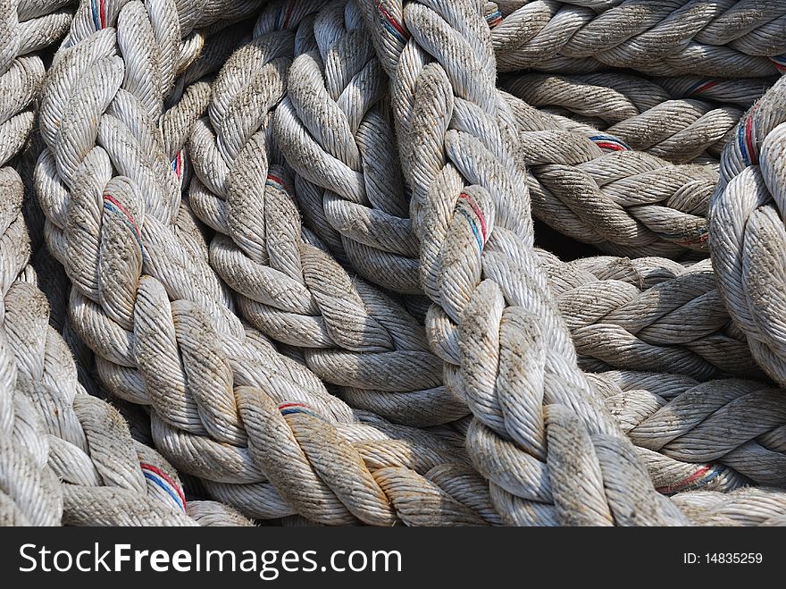Sailing equipment - twisted rope (towline). Sailing equipment - twisted rope (towline)