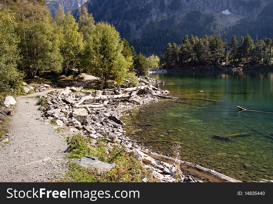 Sant Maurici Lake - Pyrenees.