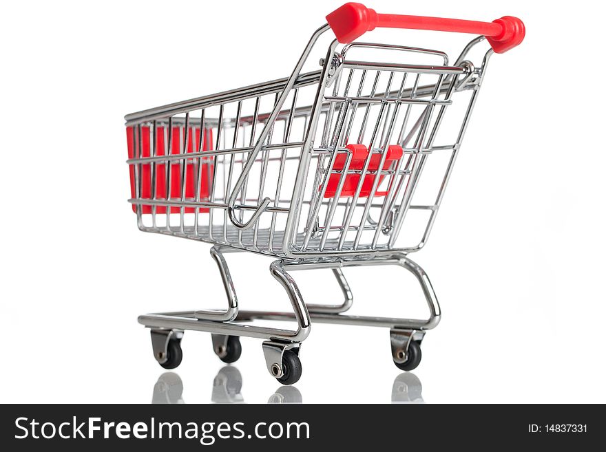 Isolated Shopping Cart