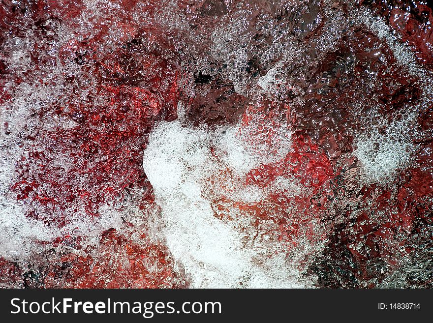 Abstract image of red liquid background. Abstract image of red liquid background