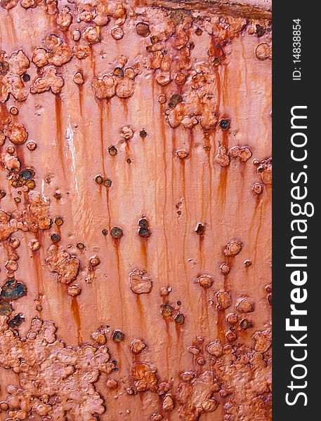 Background image of rusty textured red metal. Background image of rusty textured red metal