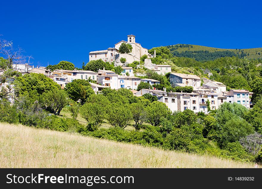 Saint Jurs in Provence, France. Saint Jurs in Provence, France