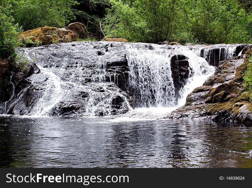 Sweet Creek falls in Oregon USA