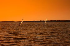 Wind Surfers On The Gulf Of Mexico Stock Image Wind Surfers On The Gulf Of Mexico Stock Image