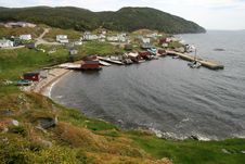 Rural Fishing Village Royalty Free Stock Photo Rural Fishing Village Royalty Free Stock Photo