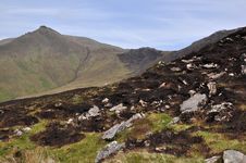 Burned Mountain, Kerry, Ireland Stock Image Burned Mountain, Kerry, Ireland Stock Image