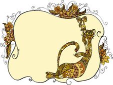 Cat And Bow Royalty Free Stock Images