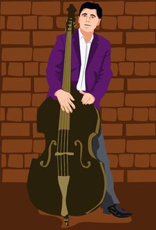 The Cello Artist Royalty Free Stock Photography The Cello Artist Royalty Free Stock Photography