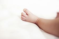 Newborn Baby Feet Royalty Free Stock Photography