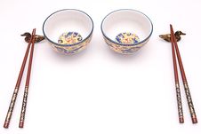 Chop Sticks And Bowl Royalty Free Stock Photos Chop Sticks And Bowl Royalty Free Stock Photos