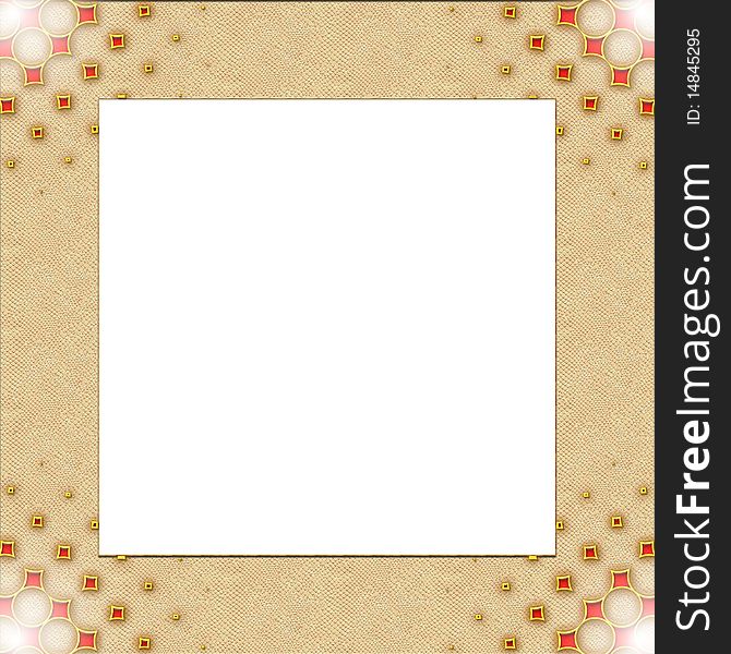 Vintage photo frame for web or wallpaper with classy patterns. Vintage photo frame for web or wallpaper with classy patterns