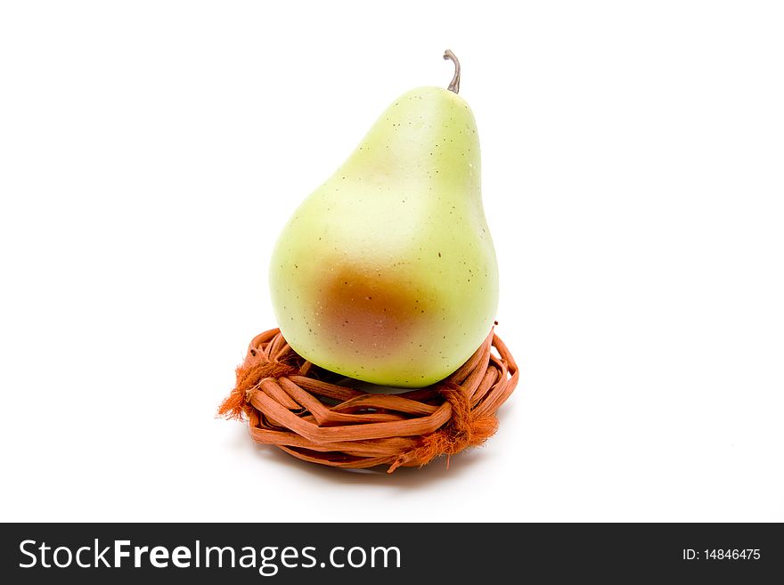 Pear freshens up bound straw