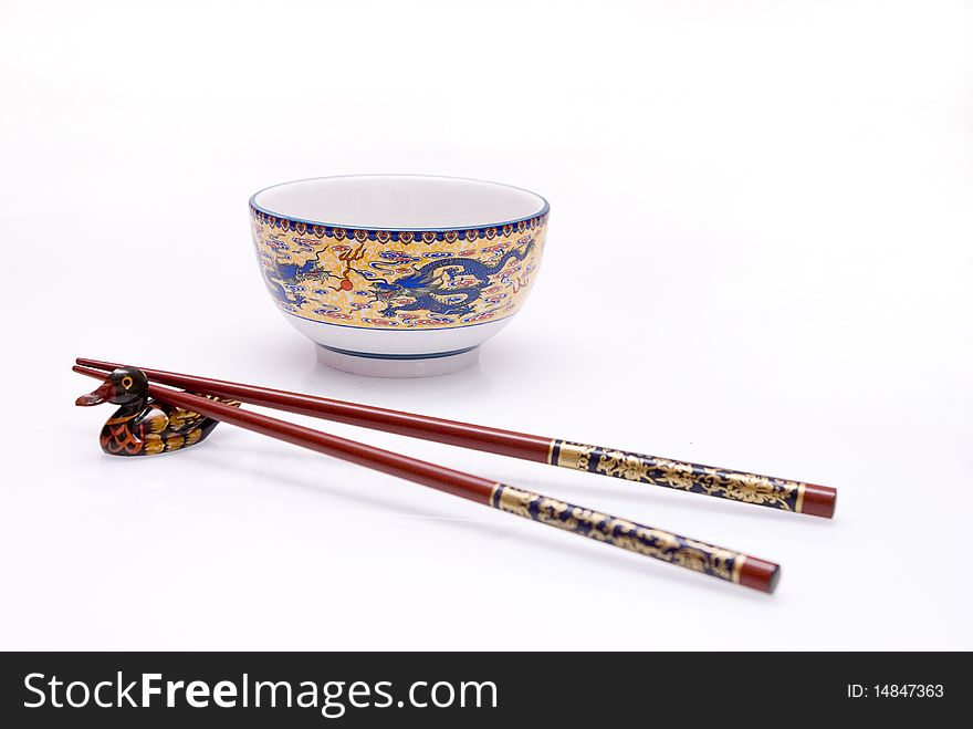 Bowl With Chop Sticks