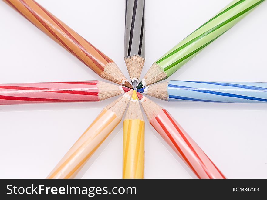 Group of Colour Pencil