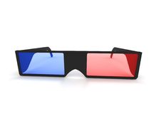 3D Glasses Royalty Free Stock Image