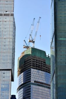 Tower Cranes. Stock Photography Tower Cranes. Stock Photography