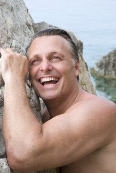 Happy Laughing Man Royalty Free Stock Images Happy Laughing Man Royalty Free Stock Images