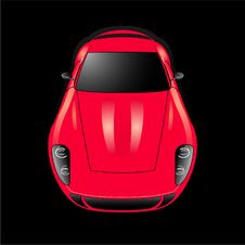 Red Sport Car Royalty Free Stock Photography