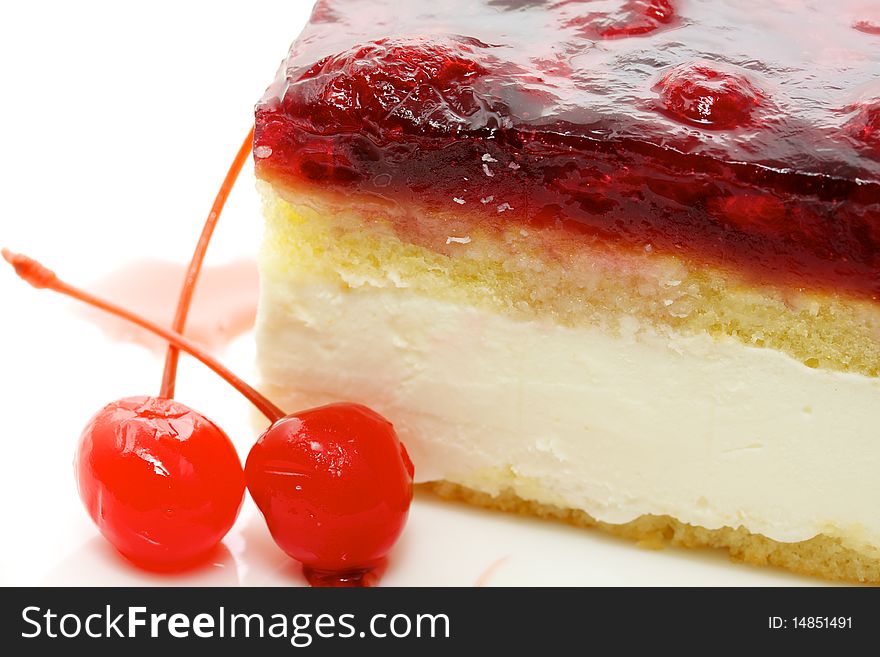 Mouth Watering Cherry Cheesecake