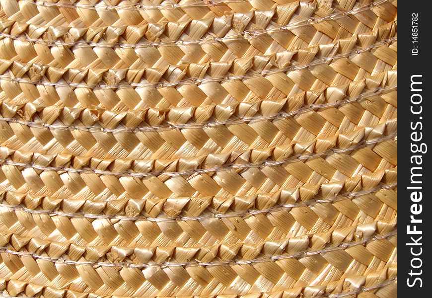 Detail photo texture of woven straw pattern background. Detail photo texture of woven straw pattern background